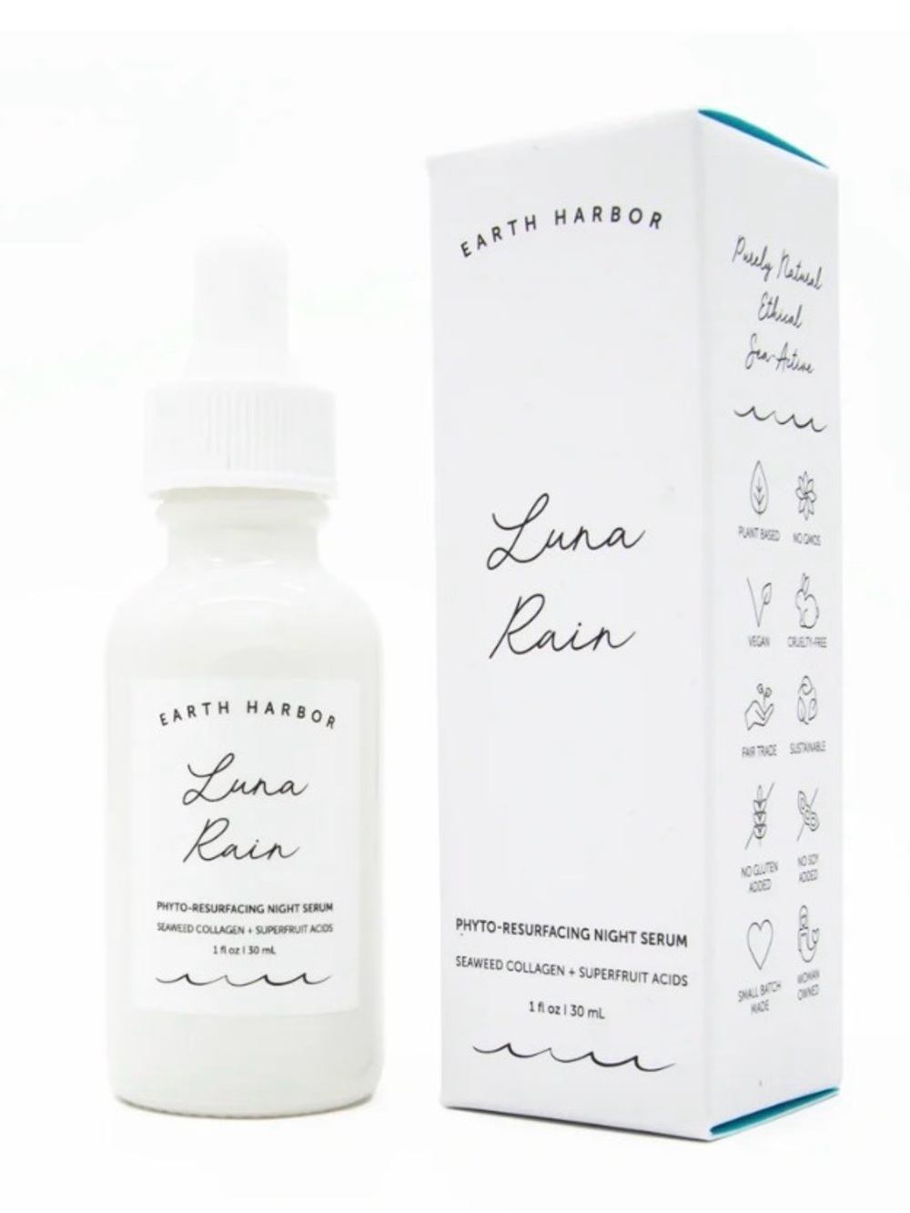 Earth Harbor Luna Rain Phyto-Resurfacing Night Serum - White